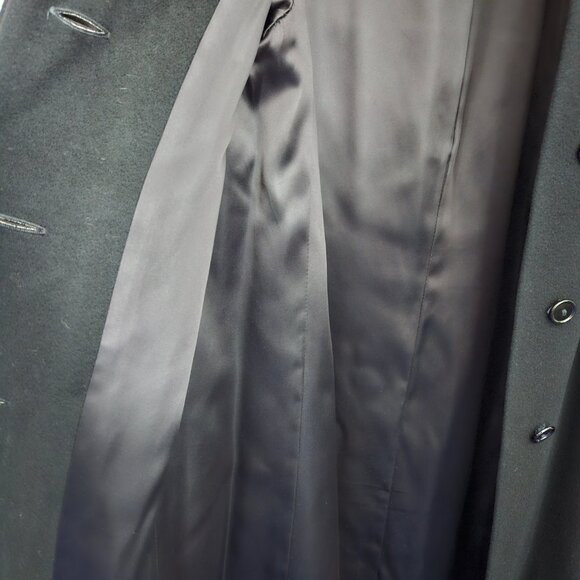 DONATED: Denise Originals Black Women's Coat -100% Pure Chinese Cashmere - Picture 10 of 16